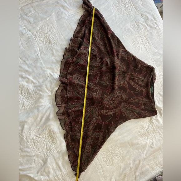 Ralph Lauren Paisley Skirt Size 6 - Picture 9 of 10